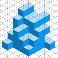 Minecraft Paper (Material de ayuda para contrucción) Dibujo-isometrico